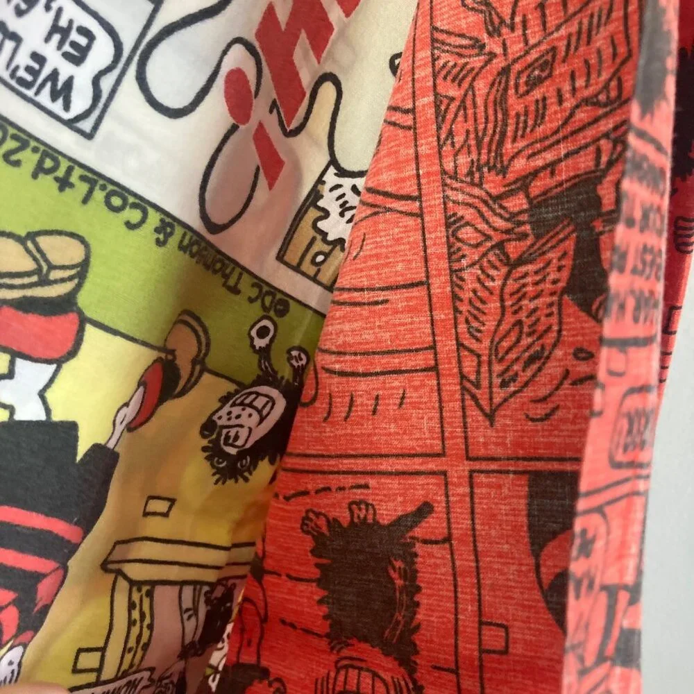 Beano Dennis the Menace Pillowcase Fabric Panel Cotton Blend John Lewis 18x27